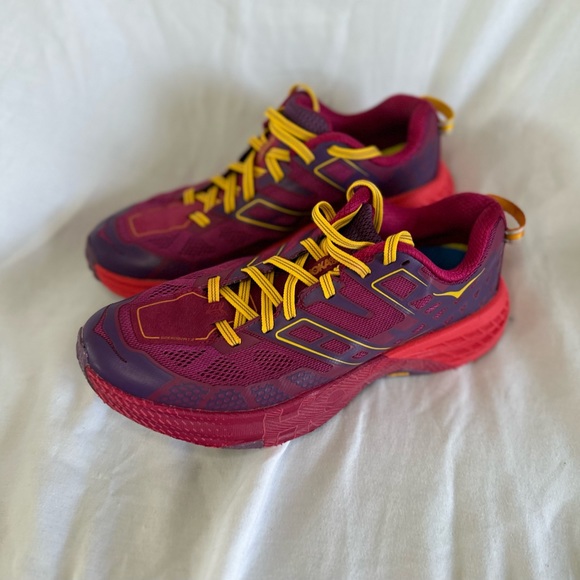 Womens Hoka One One Speedgoat 2 Trail Running Shoes size 8.5 Purple - Picture 5 of 10